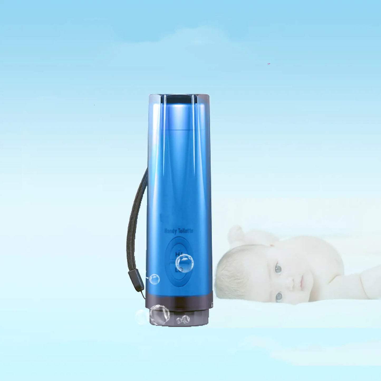 Bidet Portatif Électrique pour Bébé – Eau Tiède & Confort Instantané